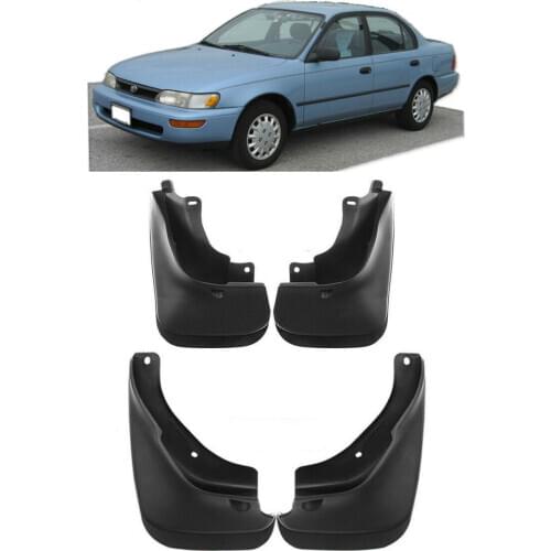 Car Front Rear Mud Flaps Mudguards For Toyota Corolla Sedan 1993-1998 E100 AE100 AE102 101 Splash Guards Mudflaps Fender Flares