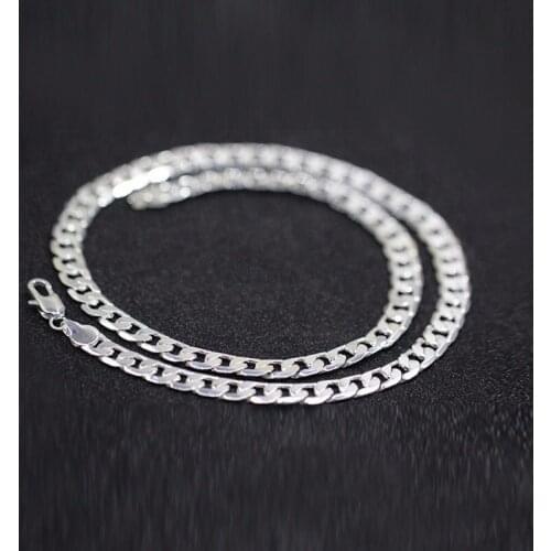 16-24Inch Width 8mm Rock Punk Chains Necklaces Fashion Link Figaro For Men Women Hip Hop Jewelry