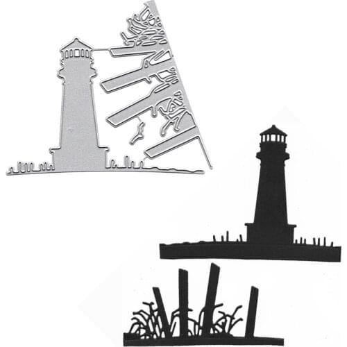 Lighthouse Cutting Die For DIY Scrapbooking Album Paper Card Decorative Craft Embossing Stencil Template New Metal Die Cuts 2021