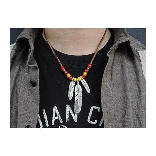 Goro 's/takahashi goro 2014 "inflammation" feather necklace TKSB - 001