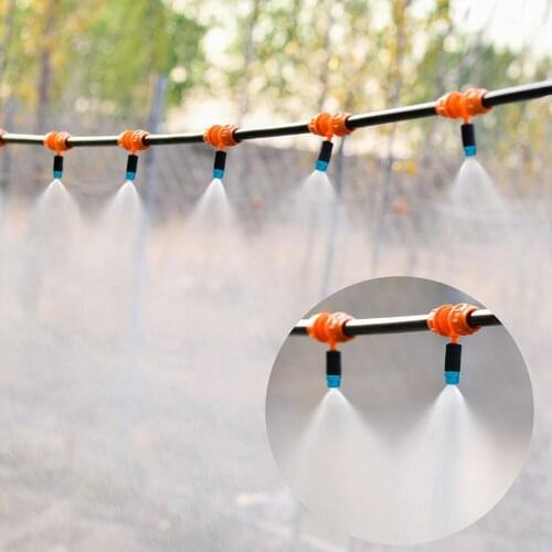 Integrated Defogger Atomizing Nozzle Plastic Large Flow Solid Cone Nozzle F or Garden Automatic Irrigator