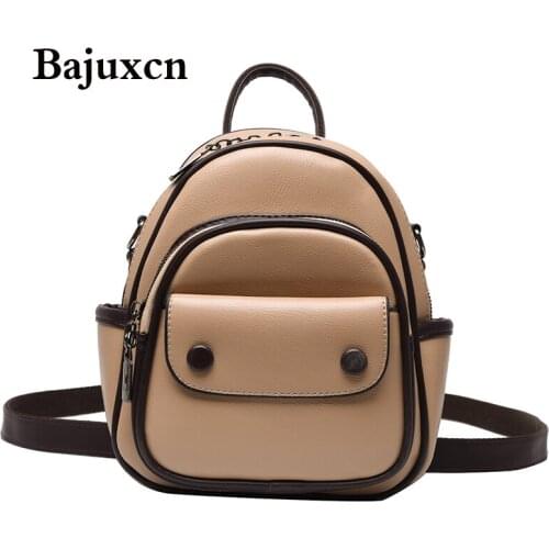 2021 New High Quality Leather Backpack Women Shoulder Bags Multifunction Travel Backpack School Bags for Girls Bagpack mochila