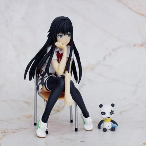 Lover Anime My Teen Romantic Comedy SNAFU Yukinoshita Yukino PVC Action Figure Cute Girl Collection Model Toys Ornaments 14cm