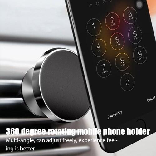 Magnetic Car Phone Holder For iPhone Samsung Xiaomi Magnet Mount Mini Car Holder for Phone in Car Phone Holder Stand Bracket