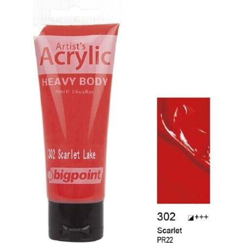 75ml Colors Acrylic Paint Set Professional Amateur Fabric Canvas Stone Wood Water Resistant Art Supplies DIY Peinture Acrylique