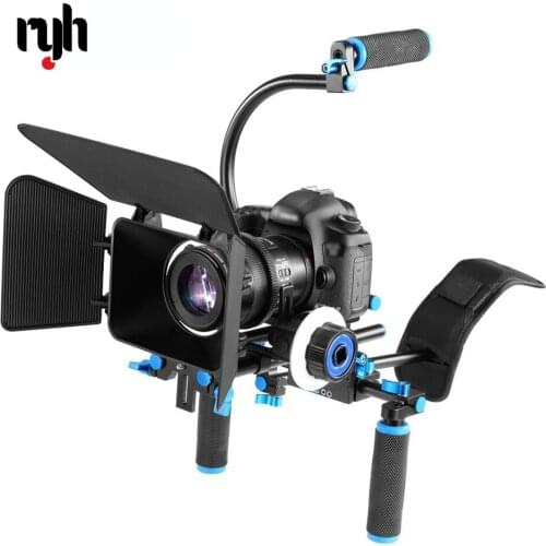 Camera Shoulder Rig DSLR Video Stabilizer System Movie Film Support Kit for Canon Nikon Sony A7 BMCC GH4 GH5 Cameras Camcorder