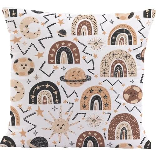 Home Decoration PillowcaseThrow Cover Pillow Case Cushion For Living Room Square Home Decor45*45cm