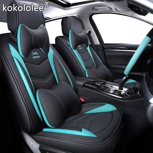 New Luxury leather Universal car seat cover for hyundai Elantra solaris tucson Zhiguli veloster getz creta i20 i30 ix35 i40 Car