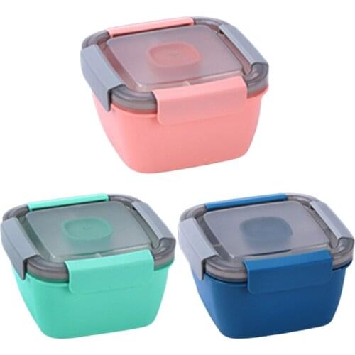 Portable Separated Partition Sealed Lunch Box Airtight Leakproof Meal Containers Large Capacity Food Cassette Multipurpose