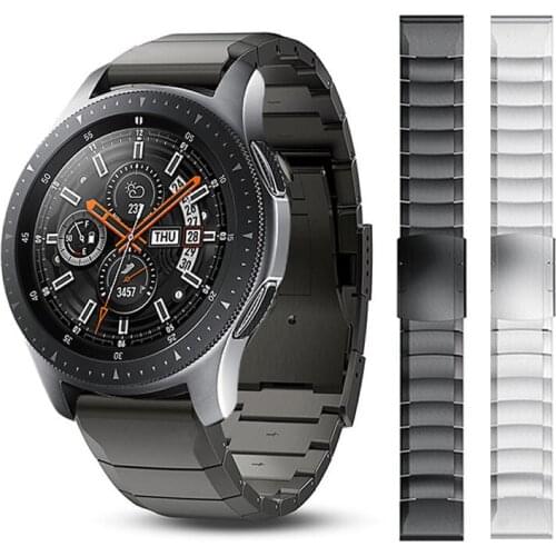 Stainless Steel Strap For Samsung Galaxy Watch 3 45MM/41MM Smart Bracelet Replaceable Wrist Bands For Galaxy Watch 46MM Gear S3