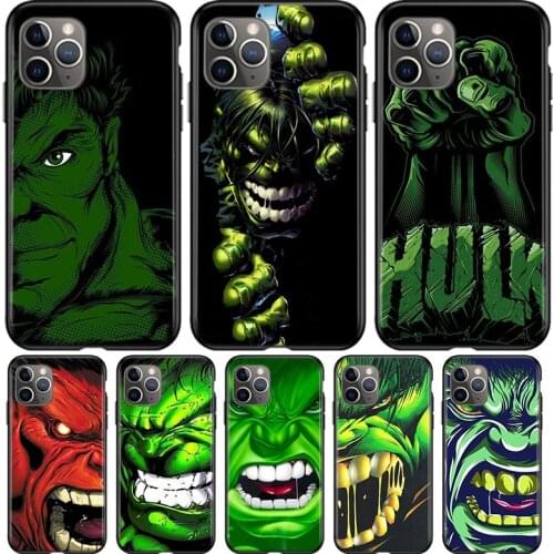 Marvel Super Hero Avengers Hulk For Apple iPhone 12 11 Pro Max mini XS Max XR X 8 7 6 6S Plus 5S SE 2020 Phone Case