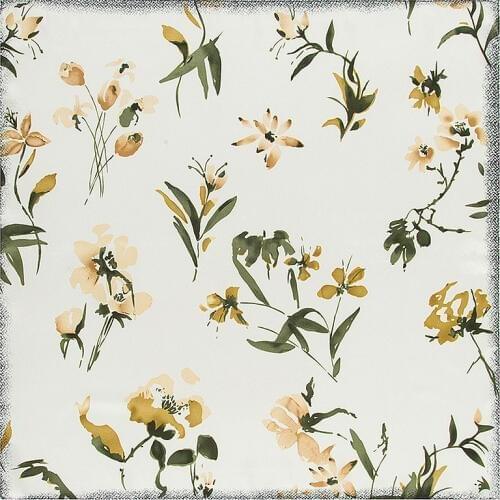 POBING Spain Hijab Shawl Silk Scarf Womens Satin Floral Printed Foulard Female Square Scarves Head Wraps 2018 NEW Scarf 60*60CM