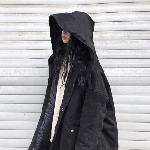 Make heavy dark wizard hat cotton-padded clothes men and women with thick cotton-padded jacket in winter coat restoring ancient