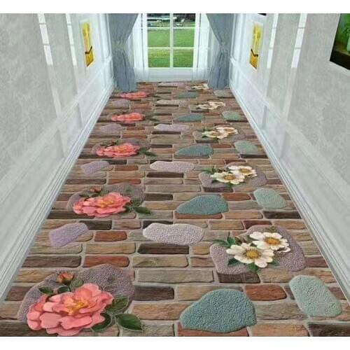 Modern Corridor Aisle Carpet Bedroom Bedside Entrance Hallway Kitchen Entrance Door Full Shop Hotel Hotel Non-slip Mat