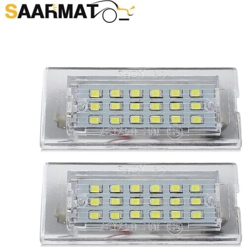LED CANBUS Car No Error License Plate Lights bulb For BMW E53/X5 before facelift Auto accessories Number Plate Lamp White @12V