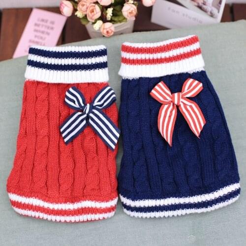 Cat Dog Sweater Coat Winter Pet Dog Clothes Outfit Chihuahua Yorkshire Terrier Pomeranian maltese Poodle Schnauzer Clothing XXS