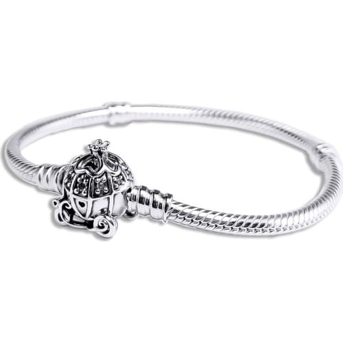 CKK Bracelet Sterling Silver 925 Sparkling Carriage Bracelets For Women Pulseira Feminina Masculina Pulseras Mujer Moda