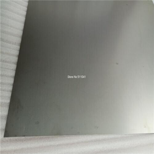 10pcs Ti titanium metal plate 2mm thick 500mm*500mm grade 2 and grade 5 gr5 tianium 6al4v sheet wholesale price