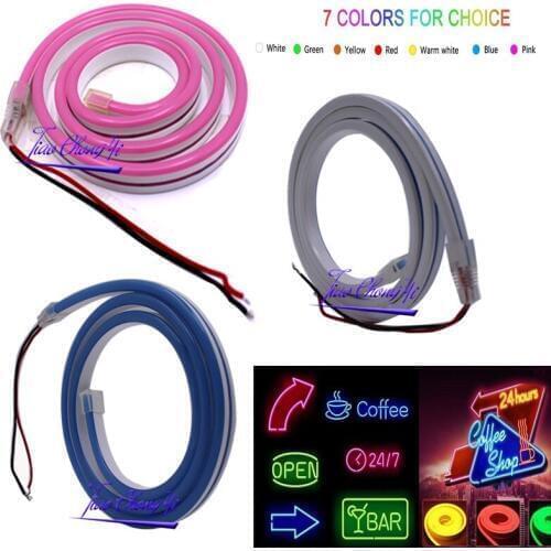 DC12V LED strip SMD 2835 120LEDs/m Flex neon light 2.5CM cuttable Waterproof indoor outdoor lighting words 1M/2M/3M/5M/10M