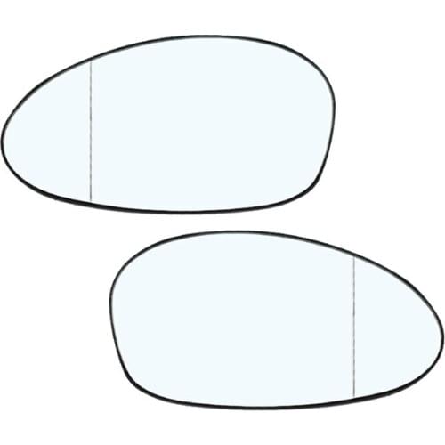 2Pcs Car Side Rearview Mirror Heated Anti-Fog Defrosting Glass for BMW E92 E91 E93 E90 E87 E88 E82 E81 Z4 51167145267