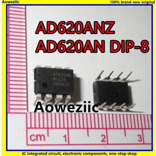 2Pcs/Lot AD620ANZ AD620AN AD620A AD620 Instrument amplifier Low Drift Low Power DIP-8 New Original Product