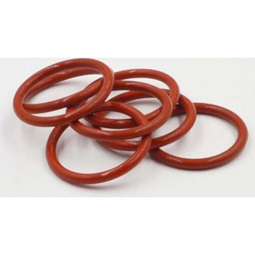 20pcs 2.65mm Wire diameter Red silicone waterproof ring Seal O-ring High temperature resistance 23.6mm-30mm inside diameter