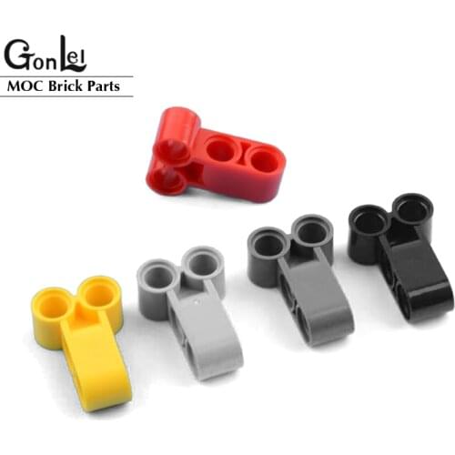 20Pcs/lot High-Tech MOC Parts 32557 Pin Connector Perpendicular Long Building Blocks Bricks Particles DIY Education Toys Gifts