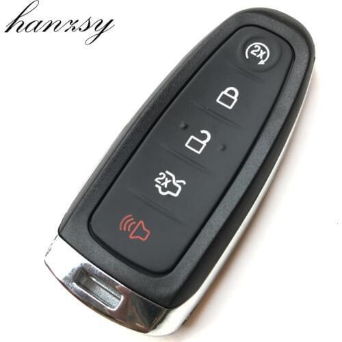 5 Buttons Smart Key Case For Ford Edge Explorer Escape Flex MKS MKT 2011 2012 2013 2014 Car Remote Key Shell blank Fob Cover