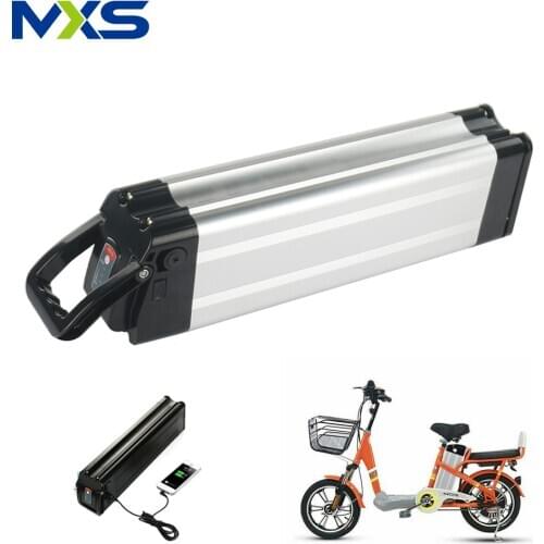 Silver Fish 48V 17.5Ah Ebike Battery Samsung 18650 Lithium ion Pack With 30A bms USB For 500W 750W 1000W Motor BBS02 BBS03 BBSHD