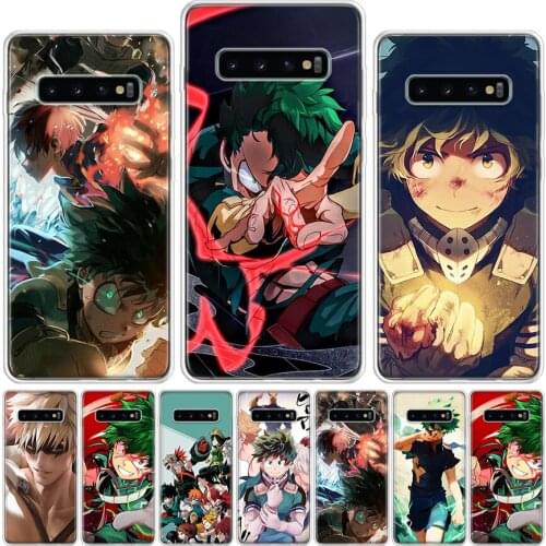 Anime My Hero Academia Phone Case For Samsung Galaxy A51 A71 A50 A70 A80 A90 A01 A6 A7 A8 A10 A10S A20S A20E A30 A40 Plus Cover