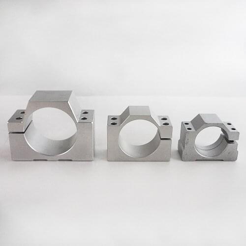 CNC Spindle clamp diameter 52 65 80mm aluminum motor bracket cnc carving machine clamp spindle motor holder jig