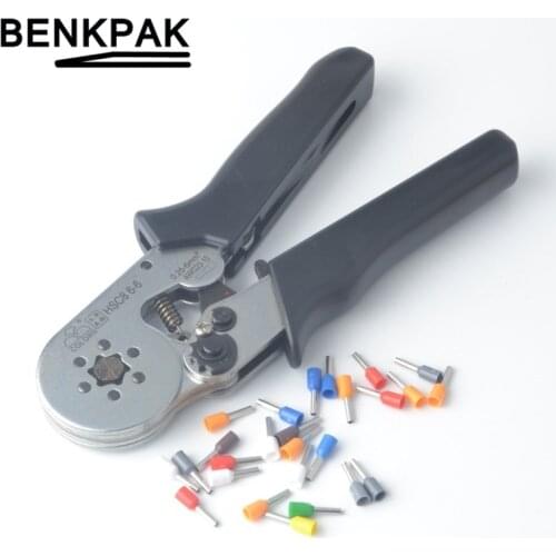 COLORS HSC8 6-6 Mini-type Self-adjustable crimping Plier,Capacity:0.08-6.0mm2 terminal crimper
