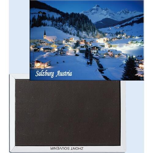 Travel Refrigerator Magnets 78*54mm,Filzmoos, Salzburg, Austria Travel Rigid Fridge Magnets 24972