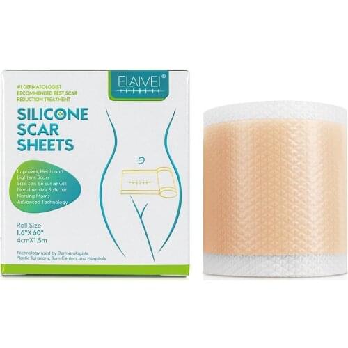 1.5m Silicone Gel Efficient Beauty Scar Removal Silicone Gel Self-Adhesive Silicone Gel Tape Patch For Acne Burn Scar Reduce