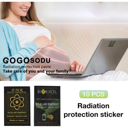 EMR Mobile Phone Anti - Radiation Stickers Quantum Radiation High Release Negative Ion Stickers Protection Stickers