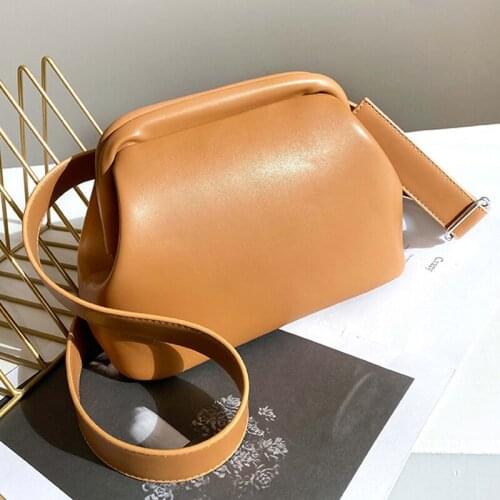 Small PU Leather Crossbody Bags For Women 2021 New Simple Shoulder Bag And Purses Travel Bags