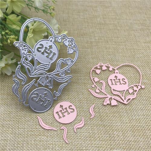 Heart Metal Cutting Dies Stencils For Card Making Decorative Embossing Suit Paper Cards Stamp DIY