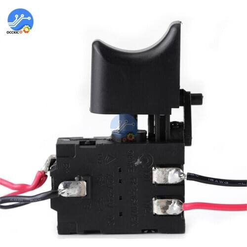 7.2 V - 24 V Drill Speed Controller Drill Switch Lithium Battery Cordless Drill Speed Control Trigger Switch With Small Light