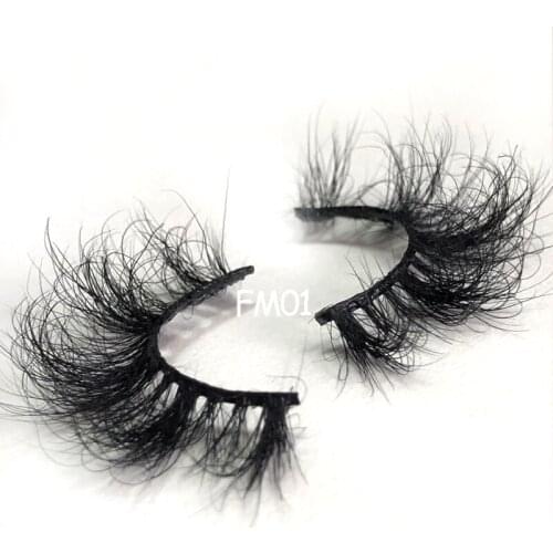 Buzzme Mink Fur Lashes Natural Soft Fluffy Messy 15-18mm Shorter Length Eye Lash Makeup Volume Eyelashes