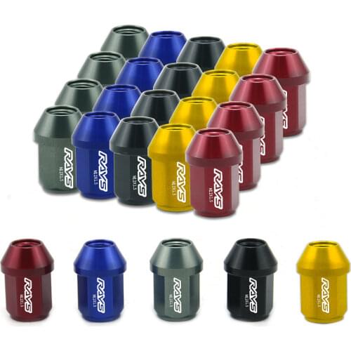 Rays Racing Performance Wheel Nuts M12*1.5 Six-Sided Center Hub Screw Aluminum For Honda Toyota Mitsubishi Car Accessories