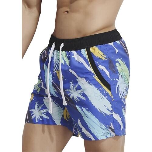 Mens Board Beach shorts Summer Swim pants Quick Dry Printing Beach Surfing Shorts Casual Household Pajama pants Sleepwear