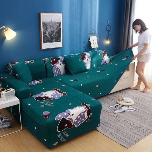 L Shape Corner Couch For Sofa Cover Elastic Couch Cover For Sofa High Quality Sofa Covers For Living Room 1/2/3/4-Seater F8585