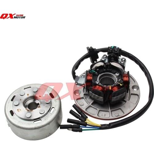 YinXiang YX150 160cc Engine Magneto Stator Rotor kit For Chinese YX150 160cc Horizontal Engine Dirt Pit Bike Parts Free shipping