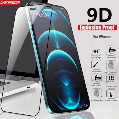 Full Cover Tempered Glass For iPhone 11 12 Pro Max XS XR X 7 8 6 5 5s 6s Plus Screen Protector For iPhone 12 Mini SE 2020 Glass