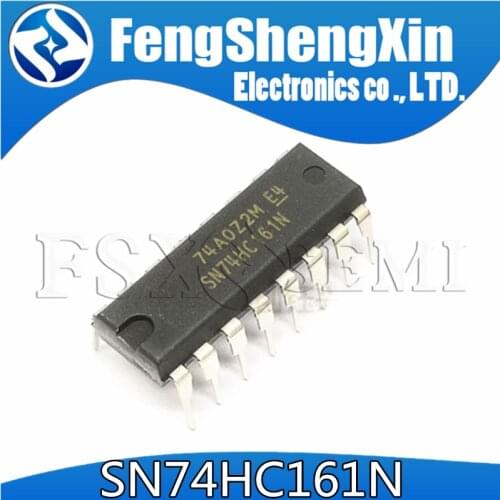 10pcs/lot SN74HC161N 74HC161 DIP-16 4-BIT SYNCHRONOUS BINARY COUNTERS ic