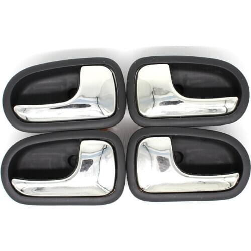 4Pcs Left Right Inside Interior Door Black handle for Mazda PROTEGE 323 626 Ford liata Activa Tierra