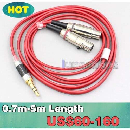 99% Pure PCOCC Earphone Cable For For Monolith M1570 Over Ear Open Back Balanced Planar Headphone LN006687