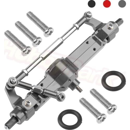 Aluminum Front Bridge Axle Gear Box Transmission Set for MN-D90 MN-99 MN-91 FJ-45 1/12 RC Car Rock Crawler Upgrade Parts