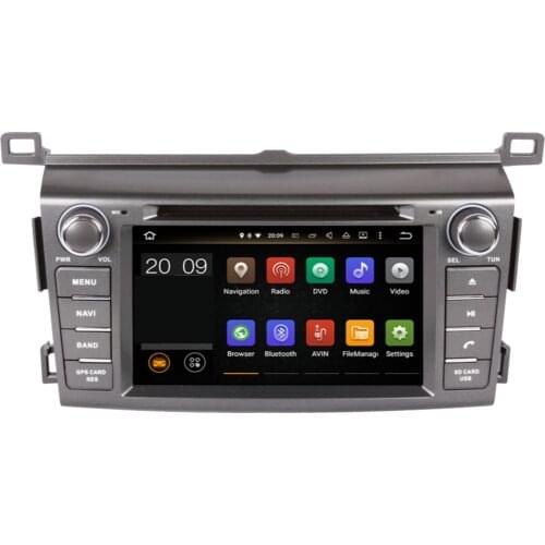 Android 10.0 Car GPS Navigation for Toyota RAV4 2013-2022 Auto Radio Stereo Multimedia DVD Player with Bluetooth WiFi Mirror