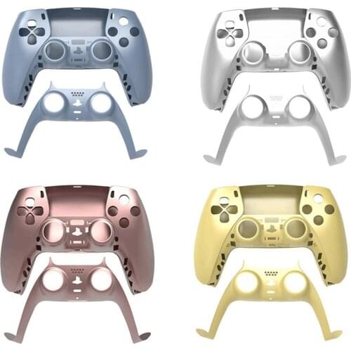 Case Replacement DIY Shell Controller Decorative Strip Front Back Panel Cover Guard For PS5 Playstation 5 Dualsense Gamepad